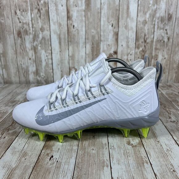 Nike Alpha Huarache 7 pro LAX wolf gray volt cj0265 101 mens‎ 8.5 - Picture 2 of 8